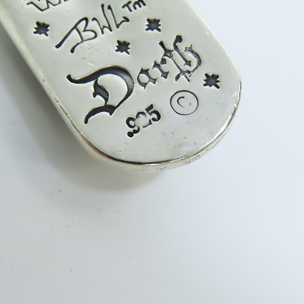 実際に弊社で買取させて頂いたBill Wall Leather/BWL/ビルウォールレザー ダースベイダードッグタグの画像 7枚目