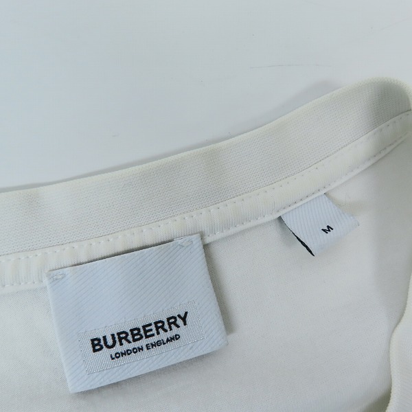 実際に弊社で買取させて頂いたBurberry/バーバリー HORSE FERRY ROAD logo-print T-shirt/ロゴプリントTシャツ 8040691/Mの画像 2枚目
