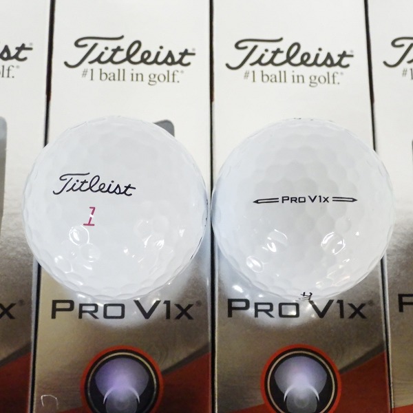 実際に弊社で買取させて頂いた【未使用】Titleist/タイトリスト PRO V1x ゴルフボール ホワイト 1ダースの画像 1枚目