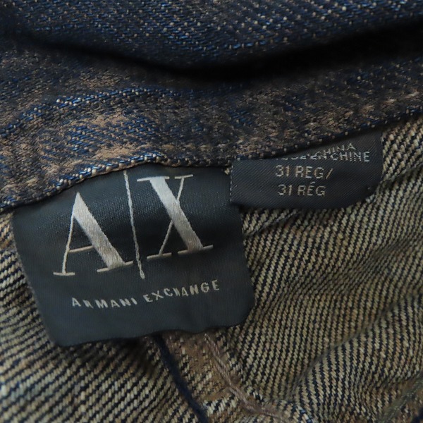 実際に弊社で買取させて頂いたARMANI EXCHANGE/アルマーニエクスチェンジ デニムパンツ/31REGの画像 2枚目