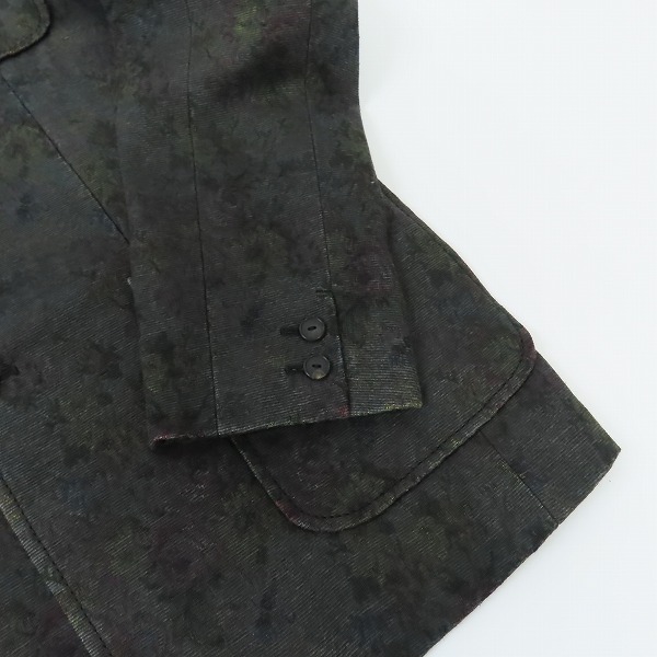 実際に弊社で買取させて頂いたNUMBER (N)INE/ナンバーナイン Giorgetti Tessile フローラル柄ジャケット/4の画像 8枚目