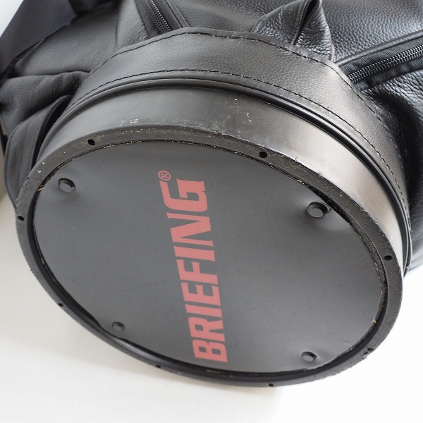 実際に弊社で買取させて頂いたBRIEFING/ブリーフィング CR-11 BRG221D07 9.5型 6分割キャディバッグ ブラック ポーチ・アイアンカバー付の画像 7枚目