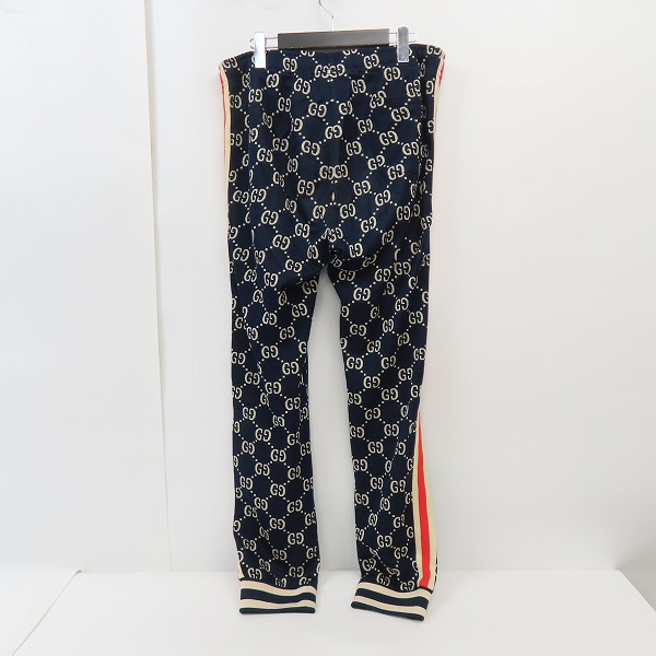JPタグ】GUCCI/グッチ 18AW GGジャカード ジョギングパンツ/ジョガー 