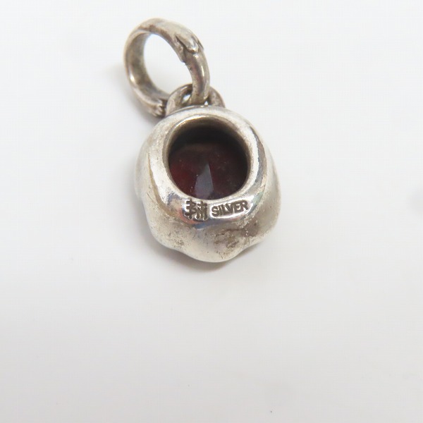 実際に弊社で買取させて頂いた【ギャラ付き】Bloody Mary/ブラッディマリー フォッシル ペンダント ｗ/ガーネットの画像 4枚目