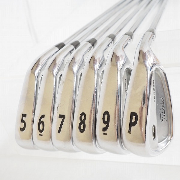 実際に弊社で買取させて頂いたTitleist/タイトリスト 710 CB FORGED/フォージド アイアン #5～9,Pw 6本セット Dynamic Gold FLEX:S200の画像 1枚目