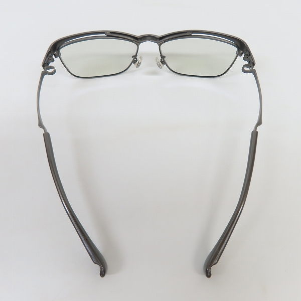 実際に弊社で買取させて頂いた999.9/フォーナインズ TITANIUM/チタニウム メタルフレーム 眼鏡/メガネ/アイウェア S-122Tの画像 3枚目