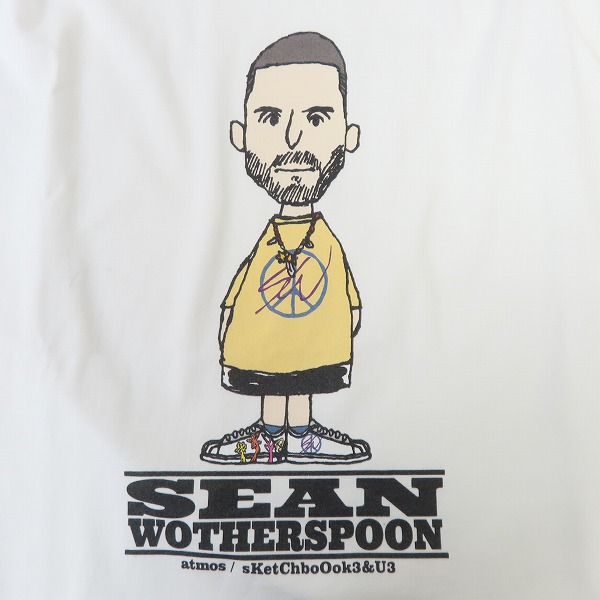 実際に弊社で買取させて頂いたatmos×SEAN WOTHERSPOON/アトモス×ショーン・ウェザースプーン Sean S/S Tee XLの画像 5枚目