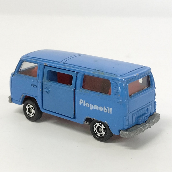 実際に弊社で買取させて頂いたTOMY/トミー トミカ 外国車シリーズ フォルクスワーゲン マイクロバス Playmobil ミニカー/青箱の画像 2枚目