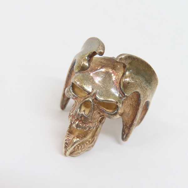 実際に弊社で買取させて頂いたCRAZY PIG/クレイジーピッグ ルシファー スカルリング 17号