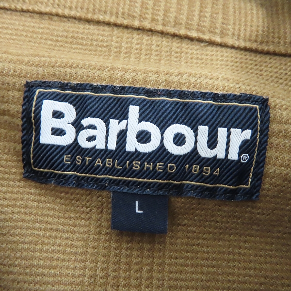 実際に弊社で買取させて頂いたBarbour/バブアー ジップジャケット/Lの画像 2枚目