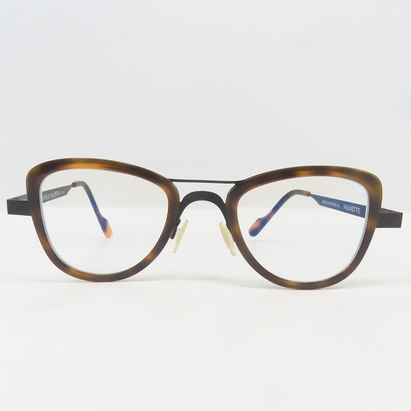 実際に弊社で買取させて頂いたANNE＆VALENTIN/アンバレンタイン FAUVETTE/フォヴェット ダブルブリッジ アイウェア/メガネフレーム U104の画像 1枚目
