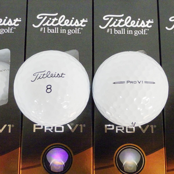 実際に弊社で買取させて頂いた【未使用】Titleist/タイトリスト PRO V1 ゴルフボール ホワイト 2ダース の画像 1枚目