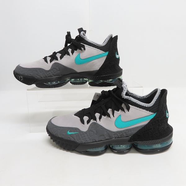 実際に弊社で買取させて頂いた【未使用】ATMOS×NIKE/アトモス×ナイキ LEBRON XVI LOW AC Clear Jade レブロン16 クリアジェイド CD9471-003/26の画像 3枚目