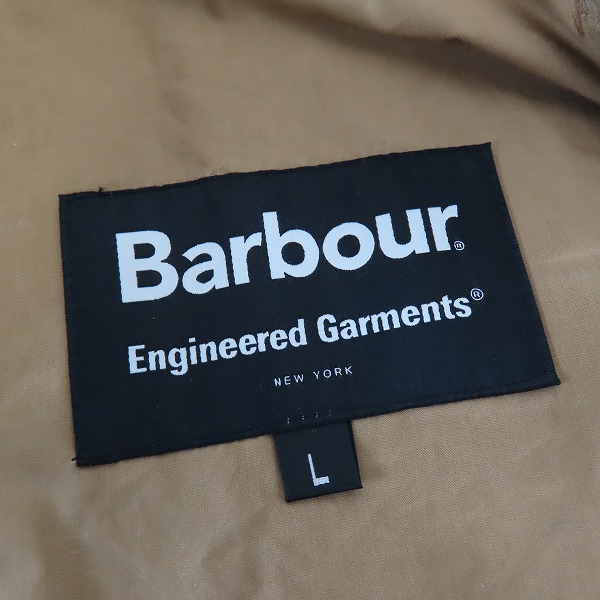 実際に弊社で買取させて頂いたBarbour×Engineered Garments/バブアー×エンジニアードガーメンツ SOUTH JACKET/ジップジャケット 1901108/Lの画像 2枚目