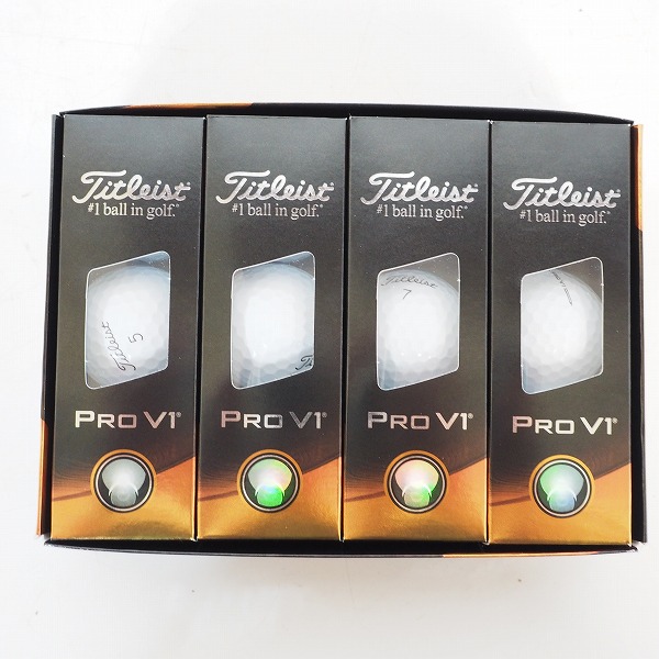 実際に弊社で買取させて頂いた 【未使用】Titleist/タイトリスト PRO V1 ゴルフボール ホワイト 1ダース