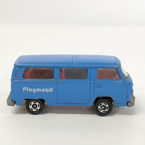 実際に弊社で買取させて頂いたTOMY/トミー トミカ 外国車シリーズ フォルクスワーゲン マイクロバス Playmobil ミニカー/青箱の画像 3枚目