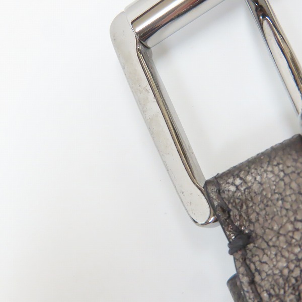 実際に弊社で買取させて頂いたJIMMY CHOO/ジミー チュウ スタースタッズ レザーベルト/90の画像 8枚目