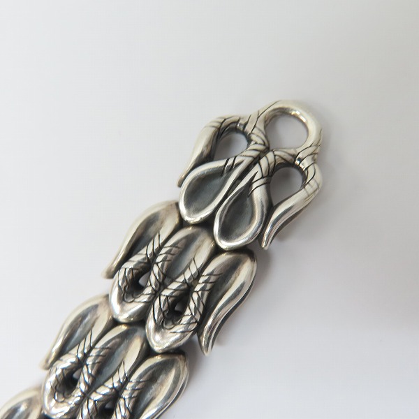 実際に弊社で買取させて頂いたBloody Mary/ブラッディマリー 1ブルーダイヤ付 フックブレスレットの画像 1枚目