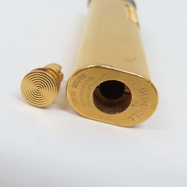 実際に弊社で買取させて頂いたdunhill/ダンヒル サイドローラーガスライター ゴールドの画像 2枚目