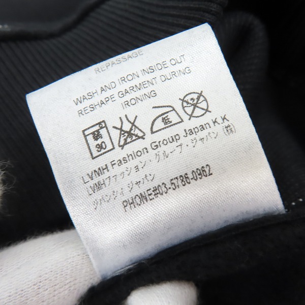 実際に弊社で買取させて頂いたGivenchy/ジバンシー 18AW ウォッシュド加工 パーカートレーナー BM708P3003/XSの画像 4枚目