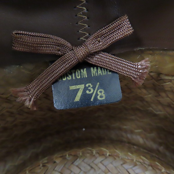 実際に弊社で買取させて頂いた【難あり】BROOKS BROTHERS/ブルックスブラザーズ 中折れハット/麦わら帽子 2点セットの画像 6枚目