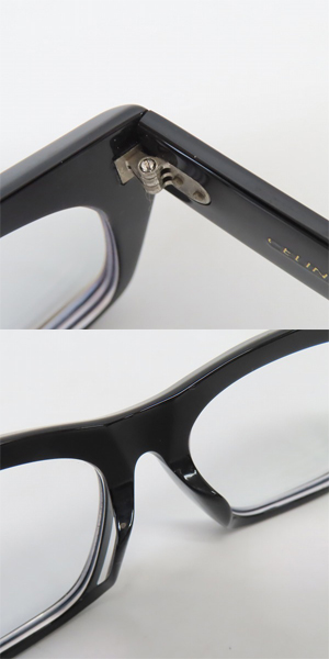 実際に弊社で買取させて頂いたCELINE/セリーヌ スクエア メガネフレーム アイウェア CL50034Fの画像 4枚目