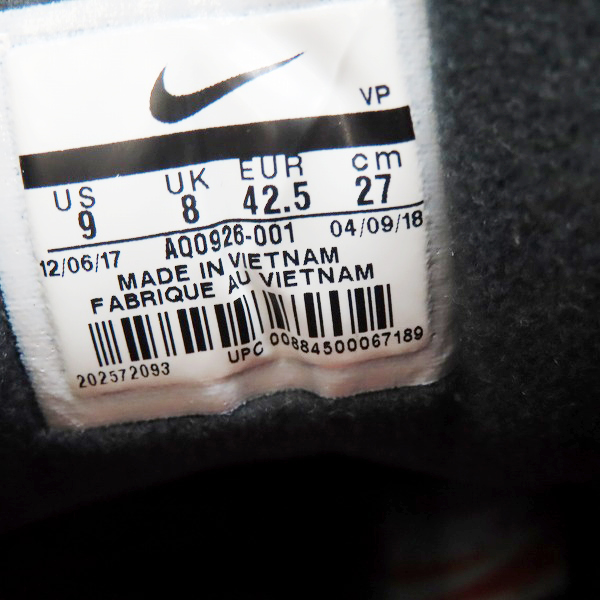 実際に弊社で買取させて頂いたNIKE×atmos/ナイキ×アトモス AIR MAX 90 PRNT "WE LOVE NIKE"/エアマックス90 プリント AQ0926-001/27の画像 5枚目