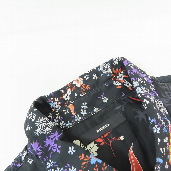 実際に弊社で買取させて頂いたDIESEL/ディーゼル 総柄 半袖 ボタンシャツ アロハシャツ/Mの画像 6枚目