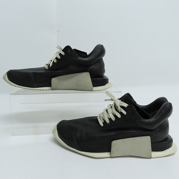 実際に弊社で買取させて頂いた【観賞用】Rick Owens × adidas/リックオウエンス×アディダス ROLEVEL RUNNER LOW レベルランナー S81141/27の画像 3枚目