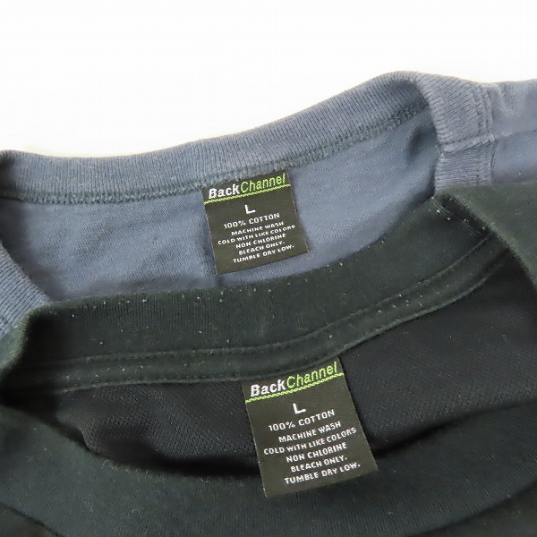 実際に弊社で買取させて頂いたBACK CHANNEL/バックチャンネル 半袖 Tシャツ/L 2点セットの画像 2枚目