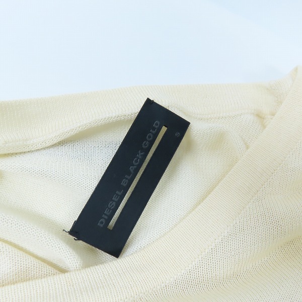 実際に弊社で買取させて頂いたDIESEL BLACK GOLD/ディーゼルブラックゴールド ボーダー ニット 2点セットの画像 5枚目