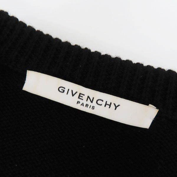 実際に弊社で買取させて頂いた【JPタグ】GIVENCHY/ジバンシィ バンドヘビーセーターフロントロゴニット BM900G400M/Lの画像 2枚目