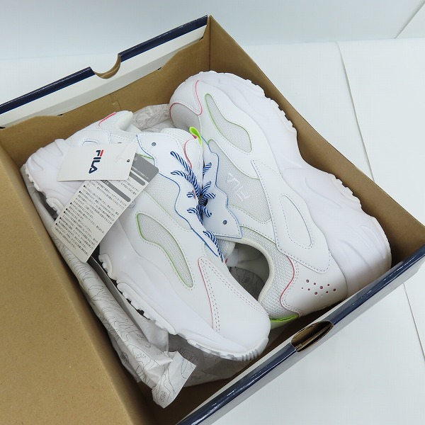 実際に弊社で買取させて頂いたFILA/フィラ RAY TRACER LINEAR/レイ トレーサー リニア スニーカー F0537/28の画像 8枚目