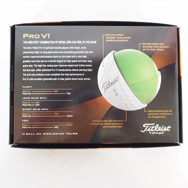 実際に弊社で買取させて頂いた 【未使用】Titleist/タイトリスト PRO V1 ゴルフボール ホワイト 1ダースの画像 4枚目