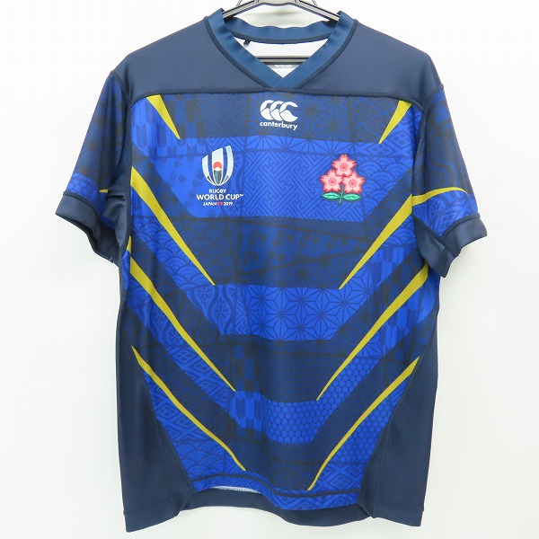 実際に弊社で買取させて頂いたcanterbury/カンタベリー ラグビー 日本代表 2019 レプリカ オルタネイトジャージ VWR39001/L