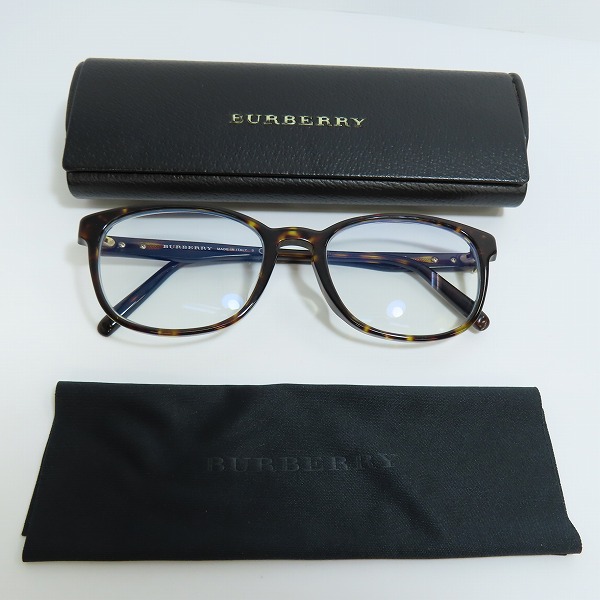 実際に弊社で買取させて頂いたBURBERRY/バーバリー 度入り眼鏡/メガネフレーム/アイウェア  B2248-D 3002の画像 9枚目