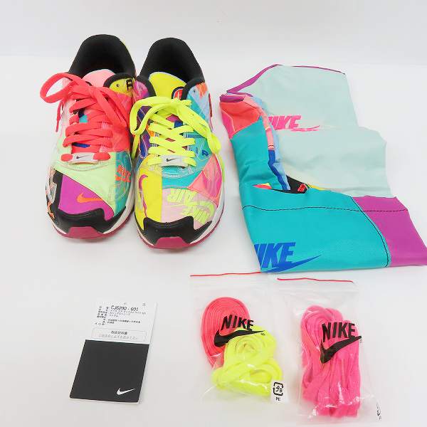 実際に弊社で買取させて頂いたNIKE×atmos/ナイキ×アトモス AIR MAX2 LIGHT QS エアマックス2 CJ6200-001/24.5の画像 9枚目