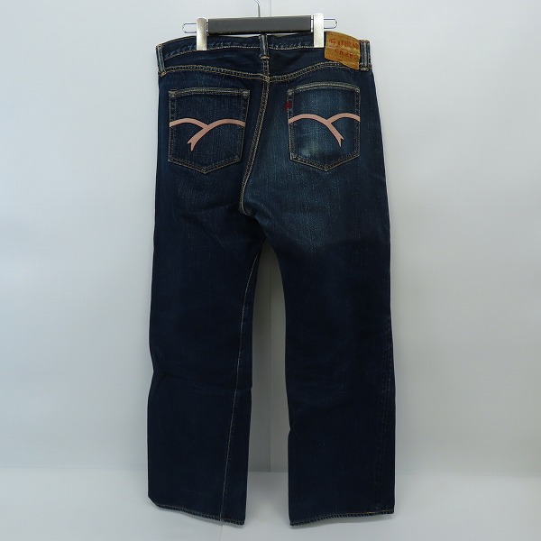 実際に弊社で買取させて頂いたTHE FLAT HEAD×R.J.B/フラットヘッド×アールジェイビー デニムパンツ 3005F×R W38L36の画像 1枚目