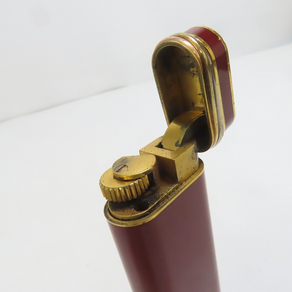 実際に弊社で買取させて頂いたCartier/カルティエ ガスライター レッド×ゴールドの画像 6枚目