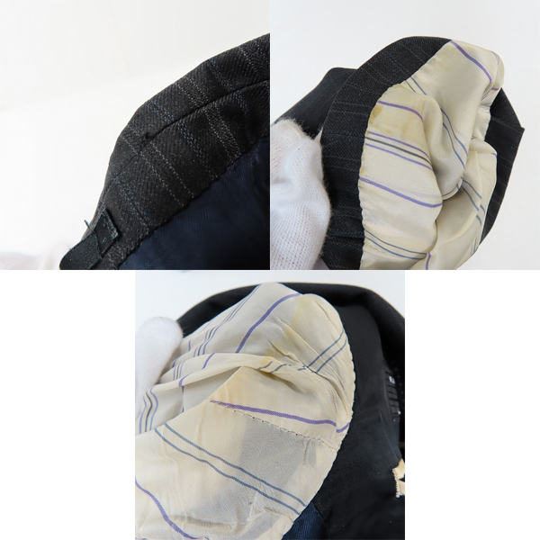 実際に弊社で買取させて頂いたPaul Smith LONDON/ポールスミス ロンドン ウール テーラードジャケット/パンツ/セットアップ Lの画像 6枚目
