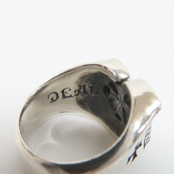 実際に弊社で買取させて頂いたDEAL DESIGN/ディールデザイン クロス ホースシュー リング 21号の画像 7枚目