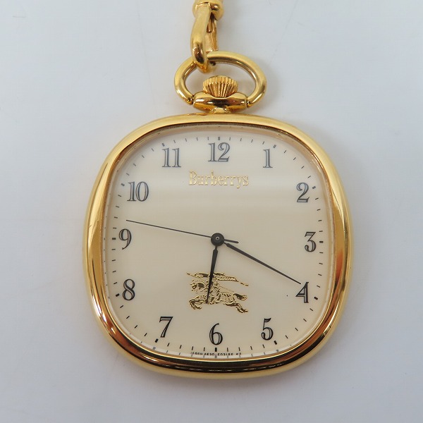 実際に弊社で買取させて頂いたBurberrys/バーバリーズ 懐中時計【動作未確認】
