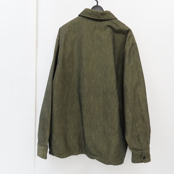 実際に弊社で買取させて頂いたBack Channel/バックチャンネル ナイロン混 コーチジャケット/Lの画像 1枚目