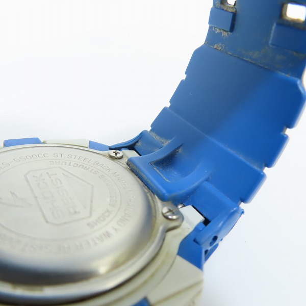 実際に弊社で買取させて頂いたG-SHOCK/Gショック Summer Colors/サマーカラーズ ブルー 腕時計/ウォッチ GLS-5500CC-2JFの画像 5枚目
