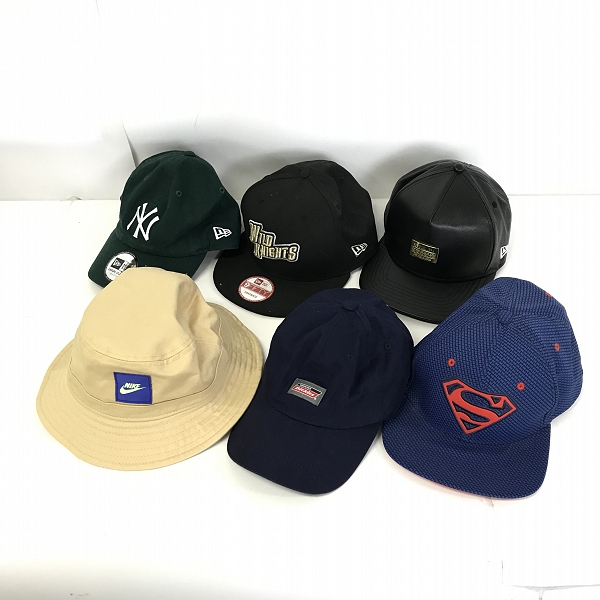 実際に弊社で買取させて頂いた【おまとめ品/未使用品含む】NEW ERA/ニューエラ NIKE/ナイキ Dickies/ディッキーズ 他 キャップ/ニット帽/バケットハット 等の画像 3枚目