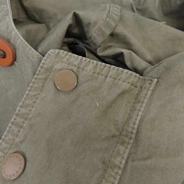 実際に弊社で買取させて頂いたEngineered Garments×Barbour/エンジニアードガーメンツ×バブアー WASHED HIGHLAND PARKA/ハイランドパーカー 2001254/Lの画像 5枚目