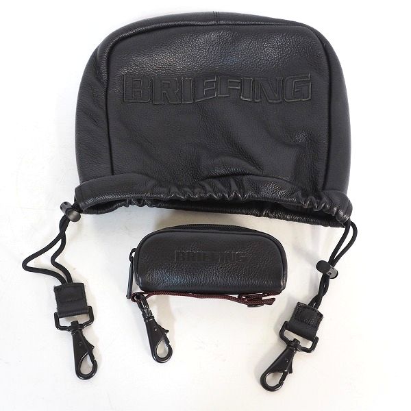 実際に弊社で買取させて頂いたBRIEFING/ブリーフィング CR-11 BRG221D07 9.5型 6分割キャディバッグ ブラック ポーチ・アイアンカバー付の画像 9枚目