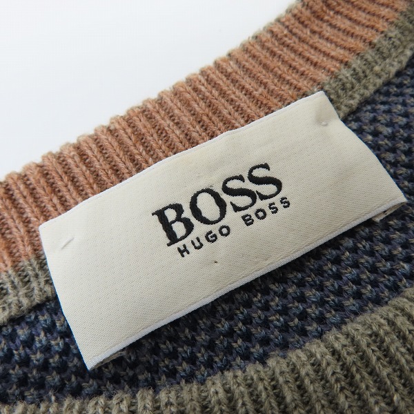 実際に弊社で買取させて頂いたHUGO BOSS/ヒューゴボス 総柄 セーター /48の画像 2枚目