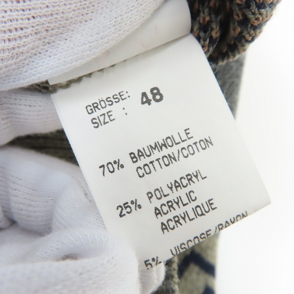 実際に弊社で買取させて頂いたHUGO BOSS/ヒューゴボス 総柄 セーター /48の画像 3枚目