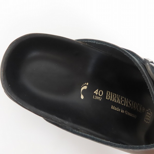 実際に弊社で買取させて頂いたBIRKENSTOCK/ビルケンシュトック Zurich/チューリッヒ レザー サンダル 40の画像 4枚目